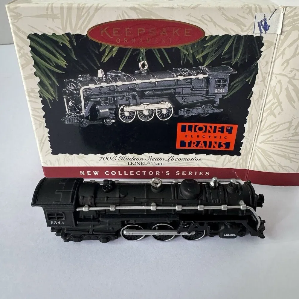 Vintage Hallmark Train Ornament Lot Santa Locomotive Caboose Lionel Cars